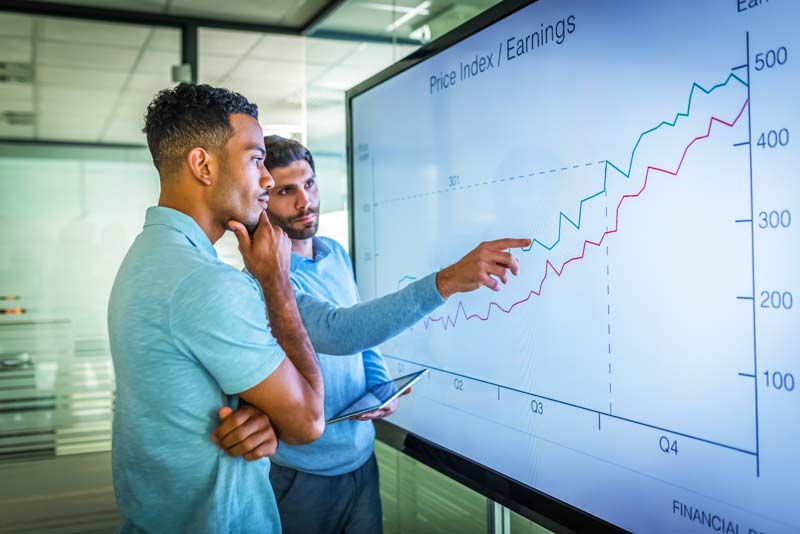 Corporate Office Technology Displays